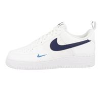 Nike Herren Air Force 1 '07 Sneaker, White Deep Royal Blue Lt Photo Blue, 45 EU