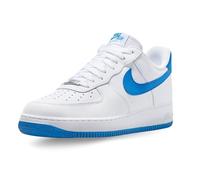 Nike Herren AIR Force 1 '07 Sneaker, White Photo Blue White, 45 EU
