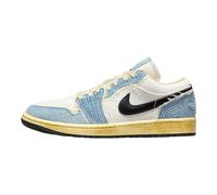 Nike Herren Air Jordan 1 Low Sneaker, Ashen Slate/Black-Pale Ivory, 9.5