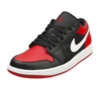 Nike Herren Air Jordan 1 Low Sneaker, Weiß/Schwarz, 9.5
