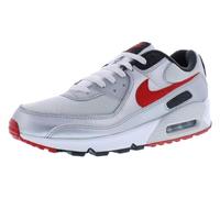 NIKE Herren Air Max 90 Icons Silver Bullet-41, Photon Dust University Red 001, 41 EU