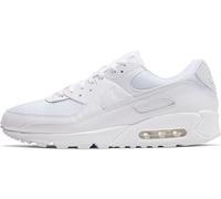 NIKE Herren AIR MAX 90 Sneaker, White/White-White-Wolf Grey, 44 EU