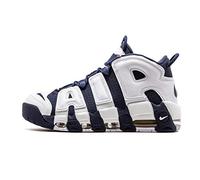 Nike Herren Air More Uptempo Basketballschuhe, Blanco (White/Midnight Navy-metallic Gold)