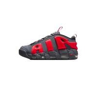 Nike Herren AIR More Uptempo Low Schnürschuhe, DKGREYLTCRIMSON-MTLCSILVER, 45 EU