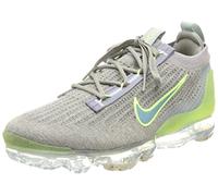 Nike Herren Air Vapormax 2021 FK Sneaker, Particle Grey Aluminium Light Liquid Lime Barely Grey, 42.5 EU