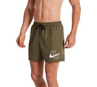 Nike Herren Badeshorts Badehose Beach Shorts Volleyshorts, Farbe:Oliv, Wäschegröße:XL, Artikel:-211 medium Olive