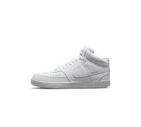 NIKE Court Vision Mid-Top Sneaker Herren white/white-white 45