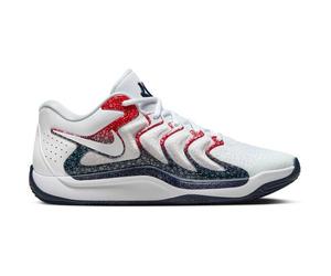 NIKE Herren Basketballschuhe KD17 (FJ9487) 42 ½ WHITE/OBSIDIAN-UNIVERSITY RED