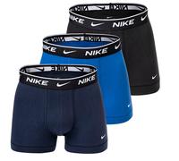 NIKE Herren Boxer Shorts, 3er Pack - Trunks, Logobund, Cotton Stretch Blau/Schwarz / M M Mehrfarbig