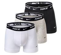Nike Herren Boxershorts Everyday Cotton Stretch – 3er-Pack Weiß/Grau/Schwarz – M