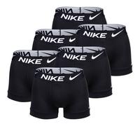 NIKE Herren Boxer Shorts, 6er Pack - Trunks, Dri-Fit Micro, Logobund Schwarz S