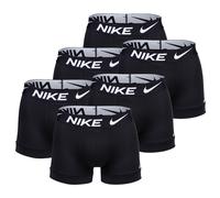 NIKE Herren Boxer Shorts, 6er Pack - Trunks, Dri-Fit Micro, Logobund Schwarz L