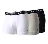 Nike Herren Boxershorts Trunk 3er-Pack Cotton Grau Größe L