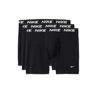 Nike Herren-Boxershorts aus Baumwolle, Stretch, mit Eingriff (3er-Pack), Schwarz/Schwarz/Schwarz, XX-Large