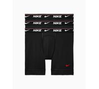 Nike Herren-Boxershorts, ultra-bequem, langes Bein, 3er-Pack