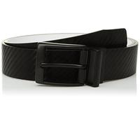 Nike Herren Carbon Fiber-Texture Reversible Belt Gürtel, schwarz/weiß, 32