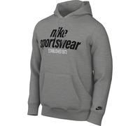 NIKE Herren Kapuzensweat M NK CLUB BB PO HDY NSW GFX (HJ2159) XXL DK GREY HEATHER/LT SMOKE GREY/BLACK