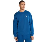 Nike Herren Club Fleece-Rundhalsshirt Für Sweatshirt, Court Blue/Lt Khaki, XS EU
