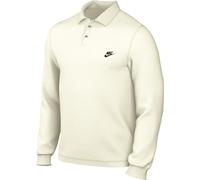 Nike Herren Club Knit Long-Sleeve Polo Top, Sail/Black, 3XL EU