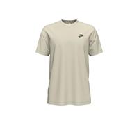 Nike Herren Club T-Shirt, Sail/Black, L