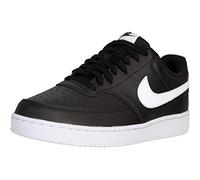 NIKE Herren Court Vision Freizeit Schuhe Sneaker DH2987 001 Schwarz OL, Größe:45 EU, Farbe:010 Black/White - Schwarz Weiß