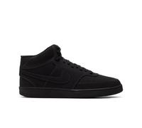 Nike Leder-Sneaker Court Vision Mid Herren – schwarz/black-black – Größe 41