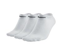 Nike Herren/Damen/Unisex Everyday Cushioned Training No-Show Socks (3 Pairs) M weiß