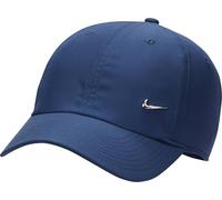 Nike Herren Df Club Baseballkappe, Midnight Navy/Metallic Silver, S-M EU