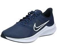 Nike Herren Downshifter 11 Sneaker, Midnight Navy/White-Dark Obsid, 41 EU
