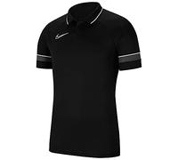 Nike Herren Poloshirt Academy 21 Polo SS CW6104-014 S Black/White/Anthracite/White