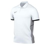 Nike Herren Dri-Fit Academy25 Ss Polo T-Shirt, White/Black/Wolf Grey/Black, M