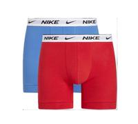 Nike Herren Dri-Fit Boxershorts Brief 2PK 2er Pack, Star Blue/Uni Red/White Wb, XL