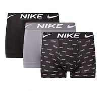 Nike Boxershorts 3 Einheiten XL Nike Logo Print / Cool Grey / Black