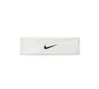 Nike Herren Dri-Fit Fury Classic Headband Stirnband Running Fitness Training Sport Haarband schweißableitend, White/Black/Black, One Size