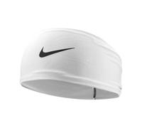 Nike BN3054-127 Dri-Fit Fury Breites Stirnband, Weiß/Schwarz
