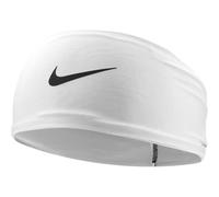Nike BN3054-127 Dri-Fit Fury Breites Stirnband, Weiß/Schwarz