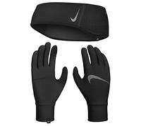 Nike Essential Running Headband and Glove Set Damen M-L Schwarz