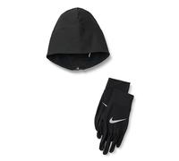Nike Herren Essential Hut and Handschuh Set Winter Set Mütze und Handschuhe Running Training, Black/Black/Silver, L/XL