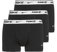 Nike Herren Everyday Cotton Stretch Trunks 3Pk, Black/Black/Black, S