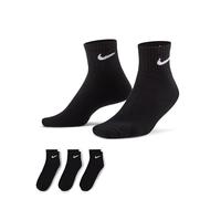 Nike Herren Everyday Cushion Ankle-sx7667 Socken, Schwarz (Black/White/010), 34-38 EU EU