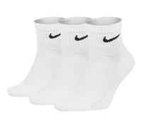 Nike U NK Everyday Cush Ankle 3PR Herren-Socken, White/(Black), FR: L (Größe Hersteller: 42 - 46)