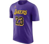 NIKE Herren Fanshirt LAL M NK ES STMT NN TEE (DV5778) XXL FIELD PURPLE/JAMES LEBRON 23