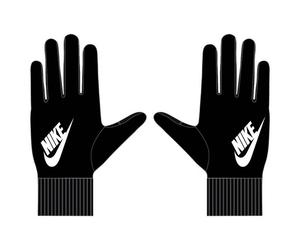 Nike Herren Fingerhandschuhe He/Uni 9316/26 Nike W TG Club Fleece (9316-2) M Schwarz
