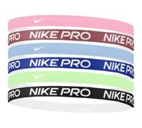Nike Herren Flex Classic Headbands Printed 6er Pack Stirnbänder Running Fitness Training Sport Haarband Set elastisch, Pink Rise/Pink Smoke/White, One Size