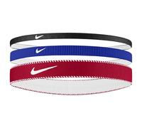 3er Pack NIKE Flex Classic Mixed Width Haarbänder 475 - game royal/university red/white