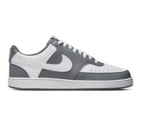 Sneaker NIKE SPORTSWEAR "COURT VISION LO", Gr. 47,5, cool grau, weiß, weiß, Synthetik, Schuhe, inspiriert vom Design des Nike Air Force (96322368-47,5) cool grau, weiß, weiß