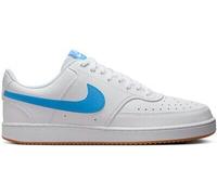 NIKE Herren Freizeitschuhe Court Vision Low WHITE/UNIVERSITY BLUE-GUM YELLOW - Gr. - 45