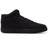 NIKE Court Vision Mid Leder-Sneaker Herren 001 - black/black-black 46