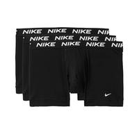 Nike Herren Ganztägige Baumwolle Stretch Trunk W/Fly Unterwäsche (3er-Pack), Schwarz/Schwarz/Schwarz