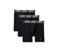 Nike Herren Ganztägige Micro-Stretch-Boxershorts mit Langem Bein (3er-Pack) Retroshorts, Schwarz/Schwarz/Schwarz, Large